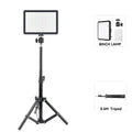 LED Video Light Dimmable Photography Continuous Lighting Adjustable Tripod Stand Portable Fill Light for Photo Studio Shooting