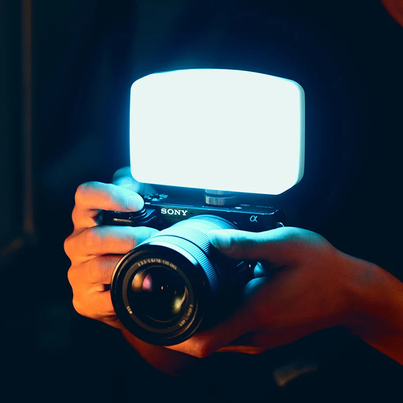 Ulanzi VIJIM VL120 Led Video Light 3200-6500K With Diffuser RGB Effect Camera Light Vlog Fill Light Photography Studio Lamp